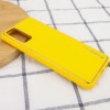 Кожаный чехол Xshield для Samsung Galaxy S20 Жовтий (7441)