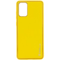 Кожаный чехол Xshield для Samsung Galaxy S20+ Жовтий (7454)