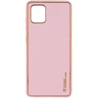 Кожаный чехол Xshield для Samsung Galaxy Note 10 Lite (A81) Рожевий (19649)