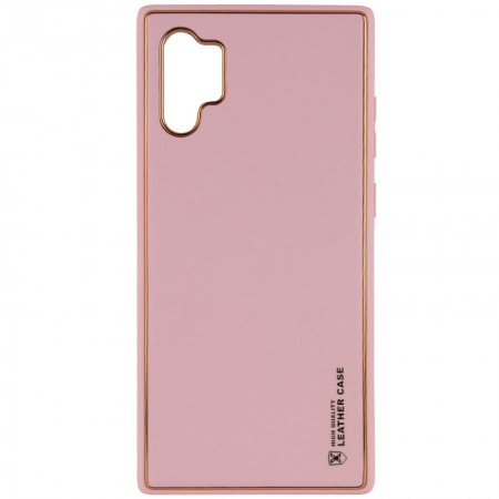 Кожаный чехол Xshield для Samsung Galaxy Note 10 Plus Рожевий (7437)