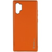 Кожаный чехол Xshield для Samsung Galaxy Note 10 Plus Помаранчевий (7440)