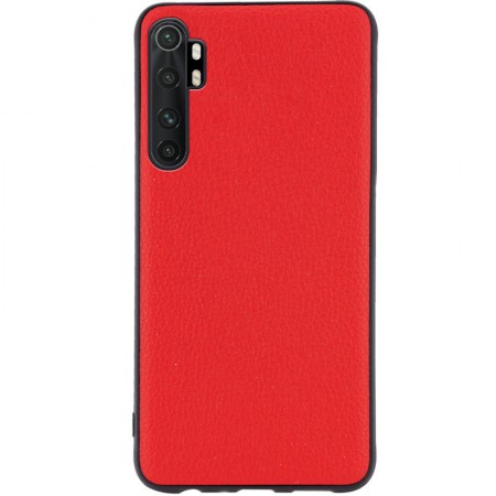 Кожаная накладка Epic Vivi series для Xiaomi Mi Note 10 Lite Красный (7462)