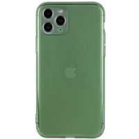 Матовый полупрозрачный TPU чехол с защитой камеры для Apple iPhone 11 Pro Max (6.5'') Зелений (7487)