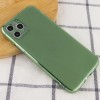 Матовый полупрозрачный TPU чехол с защитой камеры для Apple iPhone 11 Pro Max (6.5'') Зелений (7487)