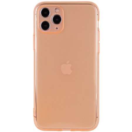 Матовый полупрозрачный TPU чехол с защитой камеры для Apple iPhone 11 Pro Max (6.5'') Оранжевый (7490)