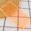Матовый полупрозрачный TPU чехол с защитой камеры для Apple iPhone 11 Pro Max (6.5'') Оранжевый (7490)