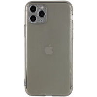 Матовый полупрозрачный TPU чехол с защитой камеры для Apple iPhone 11 Pro (5.8'') Чорний (7486)