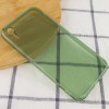 Матовый полупрозрачный TPU чехол с защитой камеры для Apple iPhone XR (6.1'') Зелёный (7493)