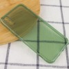Матовый полупрозрачный TPU чехол с защитой камеры для Apple iPhone X / XS (5.8'') Зелений (7496)