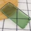 Матовый полупрозрачный TPU чехол с защитой камеры для Apple iPhone XS Max (6.5'') Зелёный (7502)