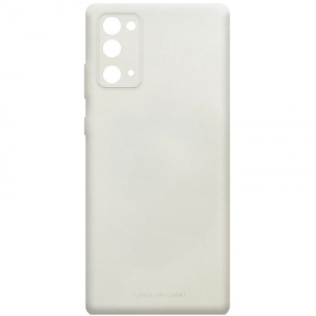 TPU чехол Molan Cano Smooth для Samsung Galaxy Note 20 Серый (7520)