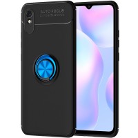 TPU чехол Deen ColorRing под магнитный держатель (opp) для Xiaomi Redmi 9A Чорний (7534)