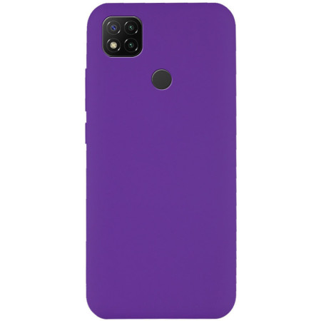 Чехол Silicone Cover Full without Logo (A) для Xiaomi Redmi 9C Фіолетовий (7571)