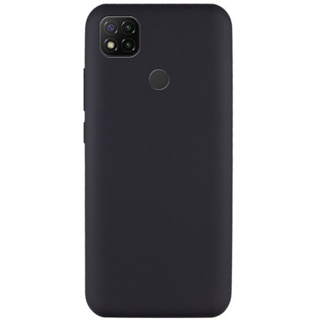 Чехол Silicone Cover Full without Logo (A) для Xiaomi Redmi 9C Черный (7572)