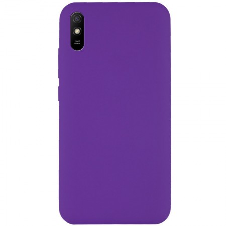 Чехол Silicone Cover Full without Logo (A) для Xiaomi Redmi 9A Фіолетовий (7559)