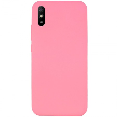 Чехол Silicone Cover Full without Logo (A) для Xiaomi Redmi 9A Рожевий (7557)