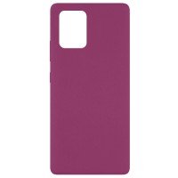 Чехол Silicone Cover Full without Logo (A) для Samsung Galaxy S10 Lite Красный (7590)