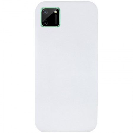 Чехол Silicone Cover Full without Logo (A) для Realme C11 Білий (7574)