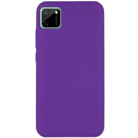 Чехол Silicone Cover Full without Logo (A) для Realme C11 Фиолетовый (7579)