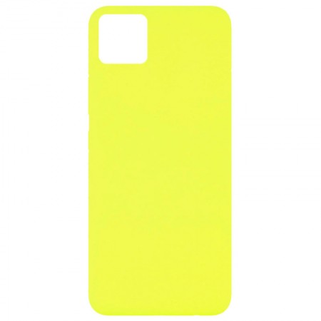 Чехол Silicone Cover Full without Logo (A) для Realme C11 Желтый (7575)