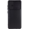 Чехол Camshield Black TPU со шторкой защищающей камеру для Samsung Galaxy A41 Черный (7601)