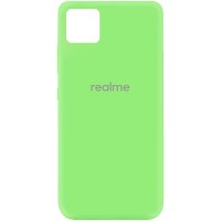 Чехол Silicone Cover My Color Full Protective (A) для Realme C11 Зелений (7607)