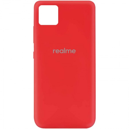 Чехол Silicone Cover My Color Full Protective (A) для Realme C11 Красный (7608)