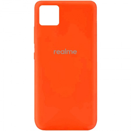 Чехол Silicone Cover My Color Full Protective (A) для Realme C11 Оранжевый (7610)
