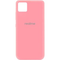 Чехол Silicone Cover My Color Full Protective (A) для Realme C11 Рожевий (7612)