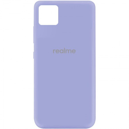Чехол Silicone Cover My Color Full Protective (A) для Realme C11 Сиреневый (7617)