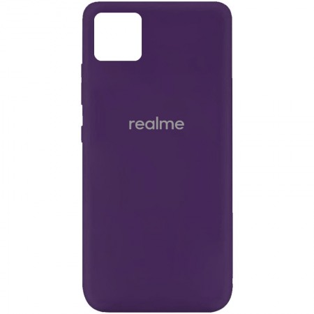 Чехол Silicone Cover My Color Full Protective (A) для Realme C11 Фіолетовий (7618)