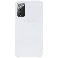 Чехол Silicone Cover (AAA) для Samsung Galaxy Note 20 Білий (7623)