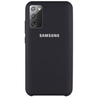 Чехол Silicone Cover (AAA) для Samsung Galaxy Note 20 Чорний (7631)