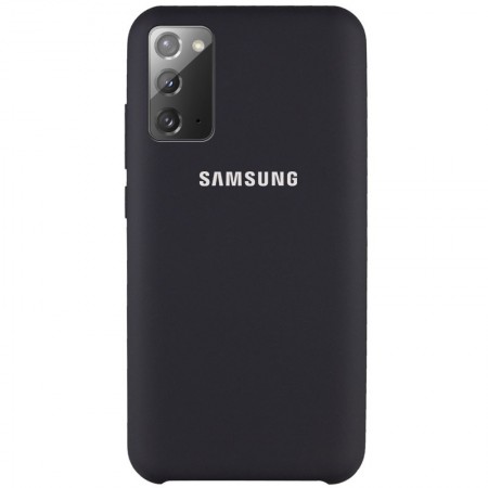 Чехол Silicone Cover (AAA) для Samsung Galaxy Note 20 Черный (7631)