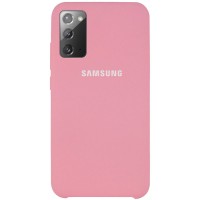 Чехол Silicone Cover (AAA) для Samsung Galaxy Note 20 Розовый (7626)