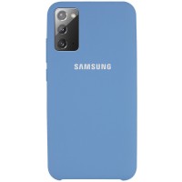 Чехол Silicone Cover (AAA) для Samsung Galaxy Note 20 Синій (7620)