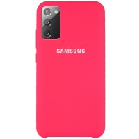 Чехол Silicone Cover (AAA) для Samsung Galaxy Note 20 Рожевий (7622)