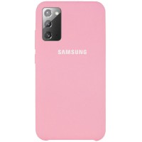 Чехол Silicone Cover (AAA) для Samsung Galaxy Note 20 Розовый (7625)