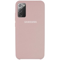 Чехол Silicone Cover (AAA) для Samsung Galaxy Note 20 Рожевий (7627)