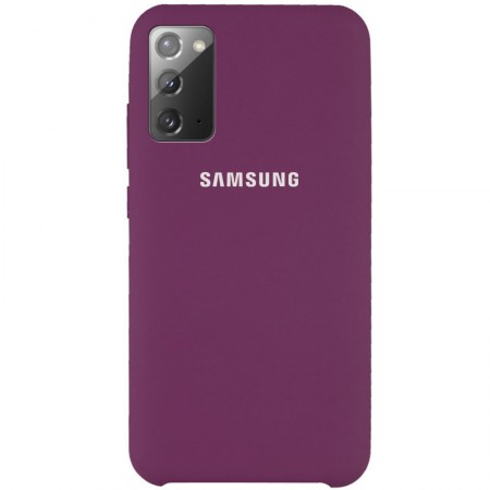 Чехол Silicone Cover (AAA) для Samsung Galaxy Note 20 Фиолетовый (7629)