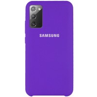 Чехол Silicone Cover (AAA) для Samsung Galaxy Note 20 Фіолетовий (7630)