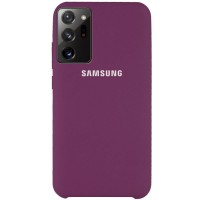 Чехол Silicone Cover (AAA) для Samsung Galaxy Note 20 Ultra Фіолетовий (7639)