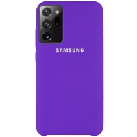 Чехол Silicone Cover (AAA) для Samsung Galaxy Note 20 Ultra Фіолетовий (7640)