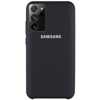 Чехол Silicone Cover (AAA) для Samsung Galaxy Note 20 Ultra Чорний (7641)