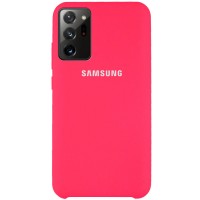 Чехол Silicone Cover (AAA) для Samsung Galaxy Note 20 Ultra Рожевий (7642)