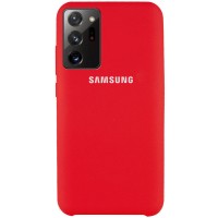 Чехол Silicone Cover (AAA) для Samsung Galaxy Note 20 Ultra Червоний (7634)