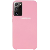 Чехол Silicone Cover (AAA) для Samsung Galaxy Note 20 Ultra Рожевий (7635)