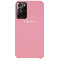 Чехол Silicone Cover (AAA) для Samsung Galaxy Note 20 Ultra Рожевий (7636)