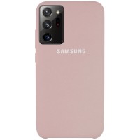 Чехол Silicone Cover (AAA) для Samsung Galaxy Note 20 Ultra Рожевий (7637)