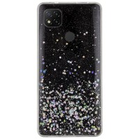 TPU чехол Star Glitter для Xiaomi Redmi 9C Чорний (15786)